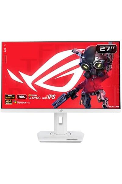 ASUS ASUS ROG Strix Gaming Monitor XG27ACS W 27-inch QHD - White, LCD