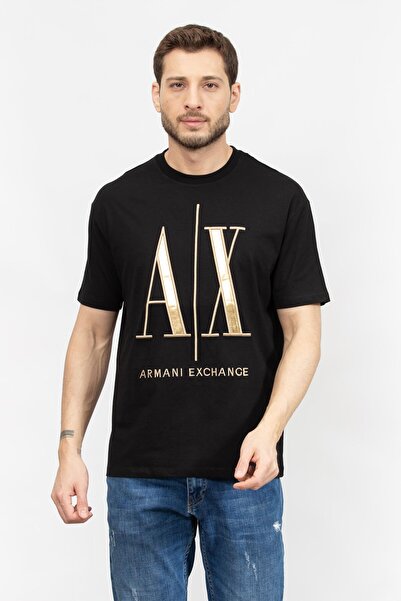 Armani Exchange Erkek Bisiklet Yaka T-Shirt