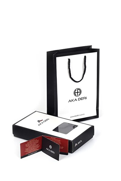 Aka Deri Black Leather Phone Holder Hand Wallet 805 2