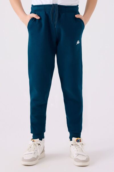 Kappa 5-16 Years Unisex Children's Pants - Navy Blue -