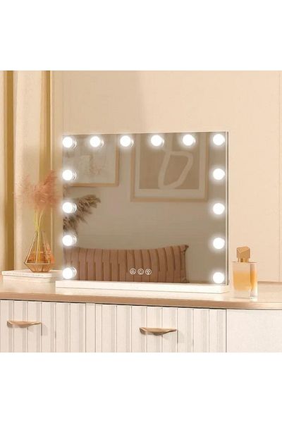 OEM Professional make-up mirror, Mindblower, Hollywood Star with 14 bulbs, 3-colour mode, 50cmx40cmx3cm
