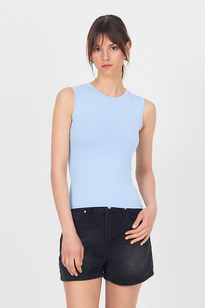 Rays Baby Blue Crew Neck Sleeveless Undershirt 319