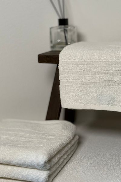Decovilla Lumia 100% βαμβακερό σετ πετσετών για το πρόσωπο Guest Dowry Σετ πετσετών 2 τεμαχίων 50x90