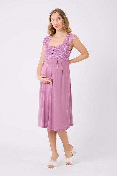 GIONA Maternity Nightgown Dressing Gown Maternity Set