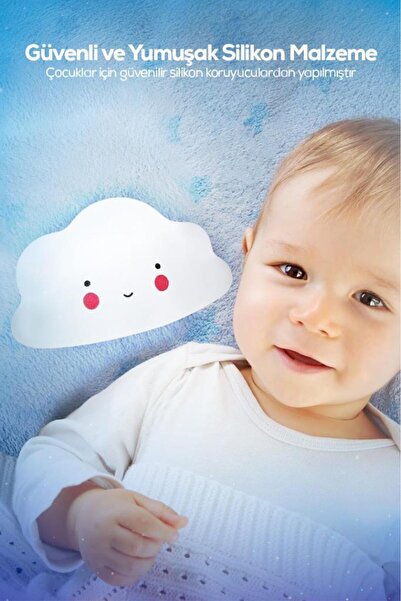 DEMPOWER Bulut Şekilli Gece Lambası - Beyaz