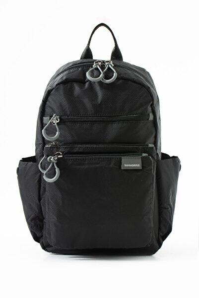 H&D COLLECTİON Unisex Water Resistant Parachute Fabric 4 Compartment Travel and School Bag with Laptop Compartment