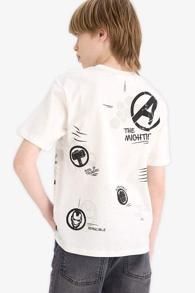 DeFacto New Season Boys Marvel Avengers Crew Neck Short Sleeve T-Shirt