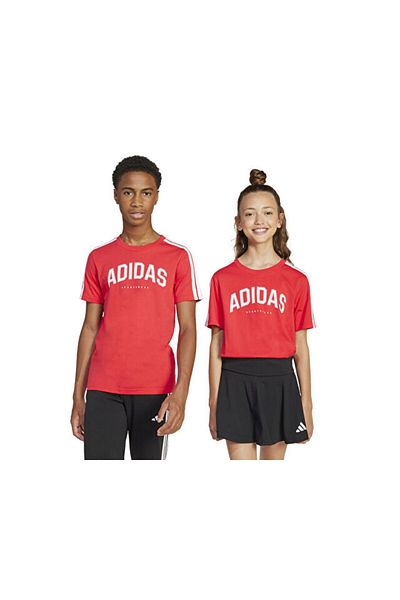 adidas J C Colleg Tee Children's Casual T-Shirt Ji6673 Red