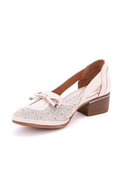 Venüs 2312522Y Women's Genuine Leather Low Heeled Classic Shoes