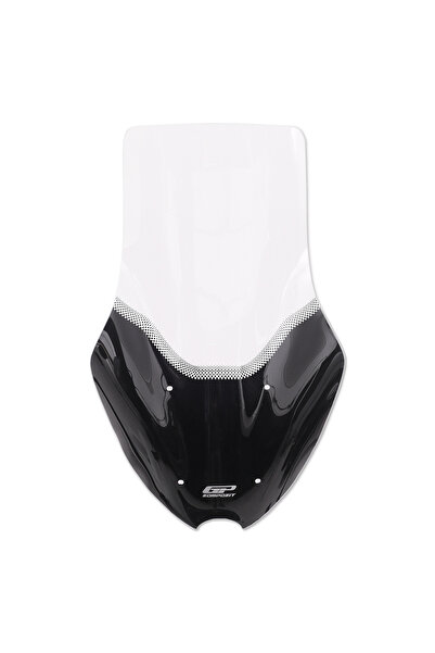 GP KOMPOZİT GP Kompozit Yamaha NMAX 125 / 155 2025 Uyumlu Ön Tur Camı Şeffaf 72 cm