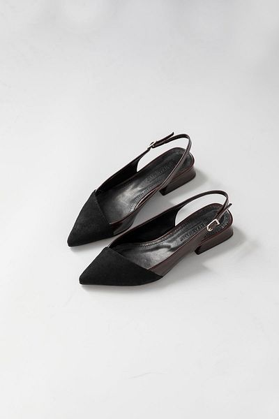 STRASWANS Ronan Women's Heeled Wrinkled Leather Shoes Claret Red
