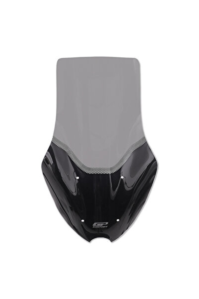 GP KOMPOZİT GP Kompozit Yamaha NMAX 125 / 155 2025 Uyumlu Ön Tur Camı Füme 72 cm