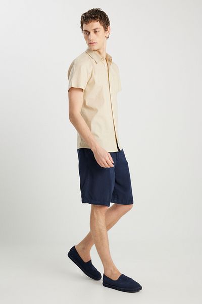 WRANGLER Σορτς με μαλακή υφή με κανονική μέση Navy Blue
