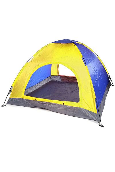 ACTION ONE Cort 200x150x110 cm, albastru - galben