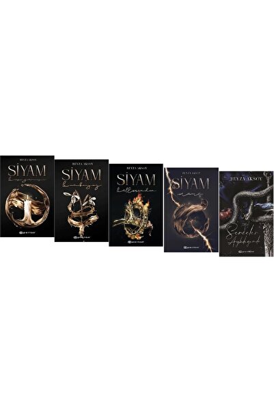 Epsilon Yayınevi Siyam 4 Kitap Set + Serçeler Ağladığında / 5 Kitap Set Karto...