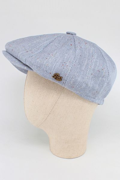 Hat Town British Model Herringbone Patterned Summer Cap Hat