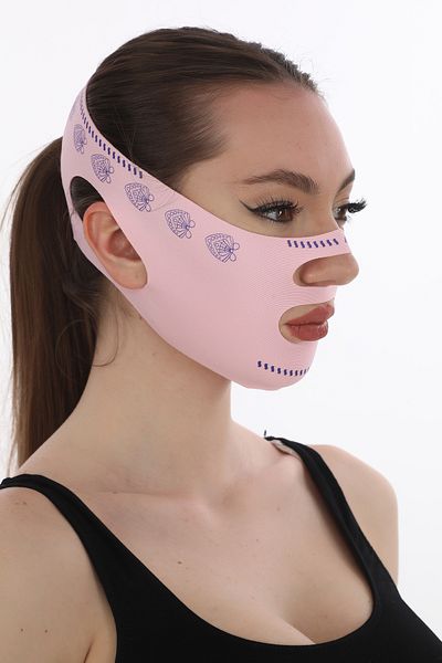 SAUNA SUIT Face Corset - Chin Chin Retractor, Facial Liposuction Breathable Belt