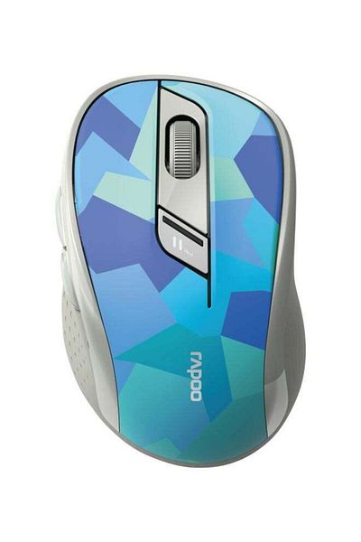 Rapoo Multi Mode Wireless Mouse Blue/Turquoise/Grey