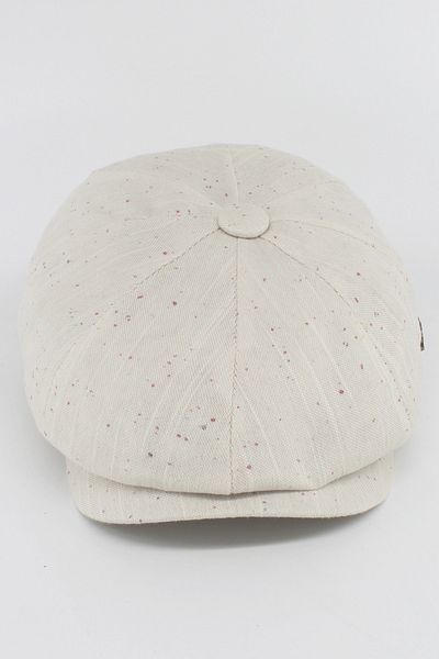 Hat Town British Model Striped Fabric Summer Cap Hat
