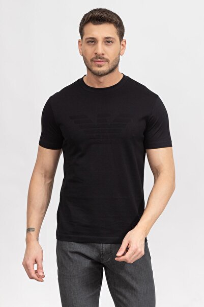 Emporio Armani Мъжка тениска с кръгла яка