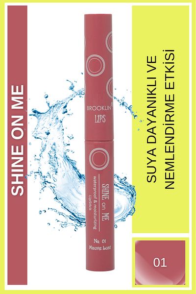 BROOKLIN Lipstick - LIPSTICK SHINE on ME No 01 mauve lust
