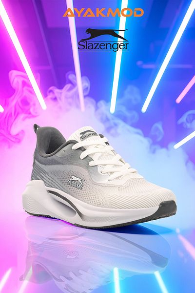 Slazenger Ανδρικά αθλητικά παπούτσια Wemba White-smoked Λευκά αθλητικά παπούτσια