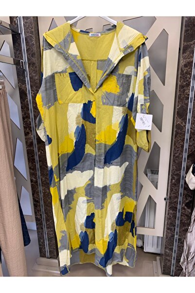 günay boutıque Cotton Fabric Long Shirt-Oversize Size