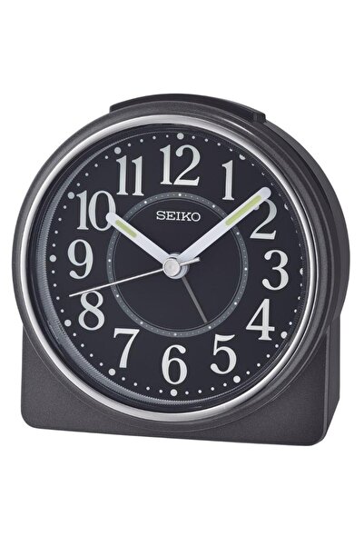 Seiko Clocks QHE198K Alarmlı Sessiz Akar Saniyeli Uyku Modlu Masa Saati