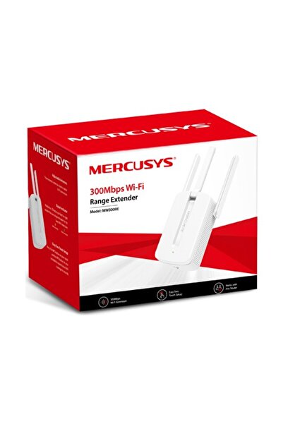 Mercusys Mercusys Wifi Pro Sinyal Güçlendirici 300 Mbps -Sinyal Yakınlaştırıcı-Wifi 3 Antenli MW300RE