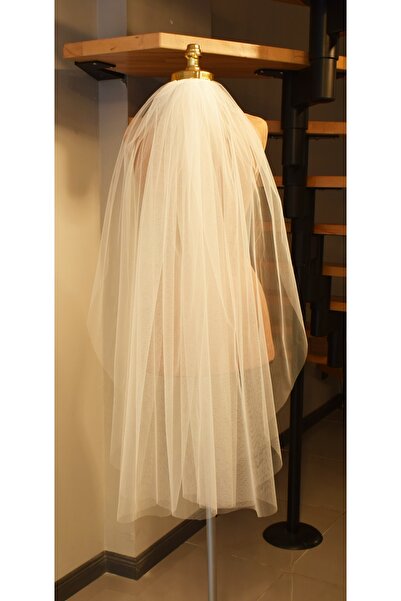 paris in paris حجاب الزفاف - حجاب الزفاف أوف وايت 1 متر طول 3 متر عرض قطع بيض...