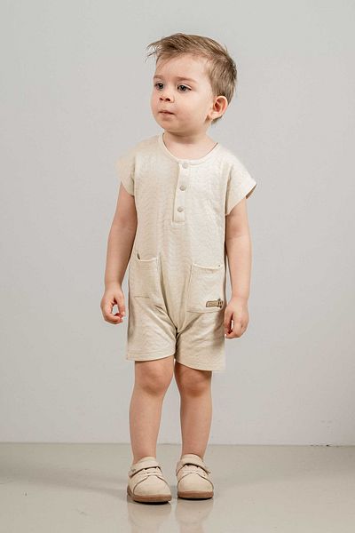 bombe Baby Kids Natural Cotton Comfortable Jumpsuit Salopet Trend Fashion Bottom Top Set