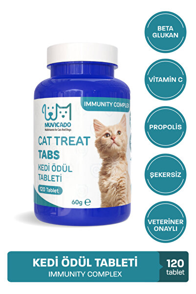 muvicado Immunity Kedi Köpek Ödül Tableti Kedi Bağışıklık Sistemi Güçlendiric...