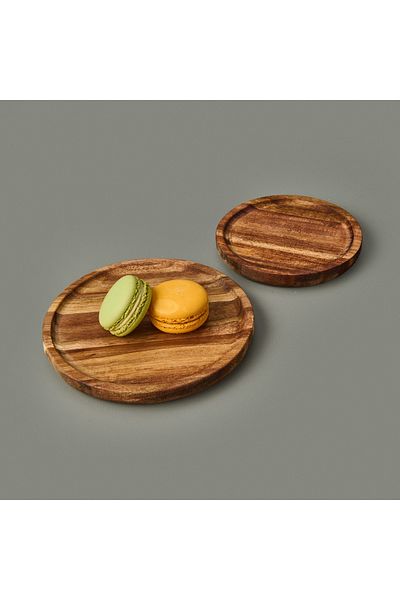 Evidea Kitchen Akasya 2-Piece Presentation Plate