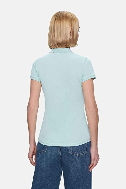 UCLA Γυναικείο μπλουζάκι Shaver Blue Polo με κέντημα