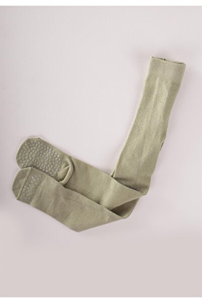 Cigit جوارب طويلة مضادة للانزلاق والزحف للأطفال من عمر 6 إلى 24 شهرًا باللون الأخضر