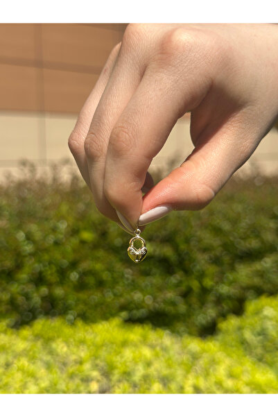 GençTaş Kuyumculuk MİNİMALİST ANAHTAR KALP KOLYE UCU