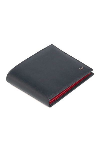 Tergan Navy Blue Genuine Leather Men's Wallet - S1Ce 00001464 -Z47