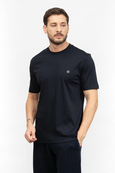 BOSS Erkek Bisiklet Yaka T-Shirt