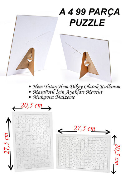 NiHavEs STAR Kişiye Özel Fotoğraflı Yapboz Puzzle - 99 Parça A4 Resimli Pazıl Yapboz Hediye