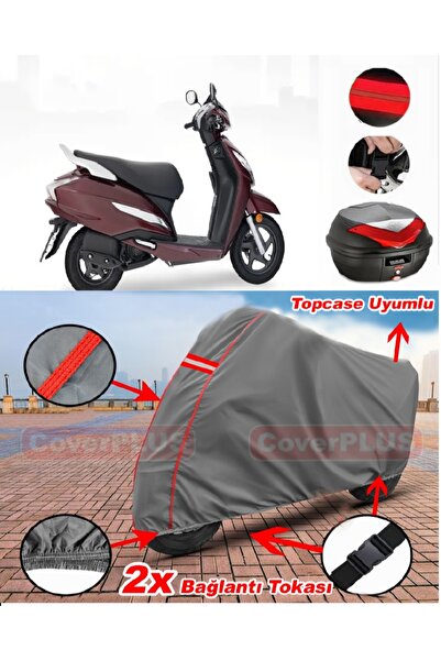 CoverPlus Honda Activa 100 Rear Bag Compatible Motor Tarpaulin Motorcycle Tar...