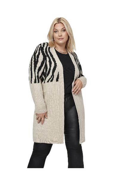 ONLY Women's Zebra Patterned Cardigan