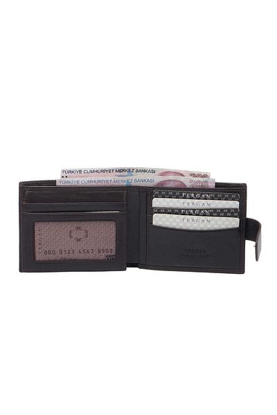 Tergan Brown Genuine Leather Men's Wallet - S1Ce 00001567 -B07