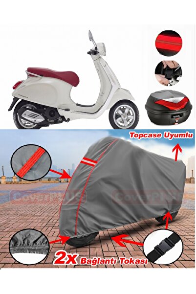 CoverPlus حقيبة خلفية فيسبا بريمافيرا 150 متوافقة مع قماش القنب للدراجات النا...