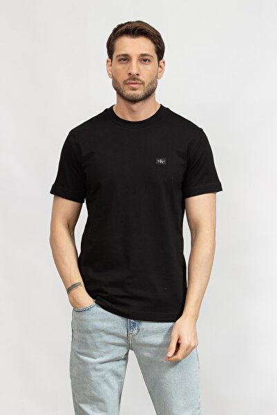 Calvin Klein تي شيرت منسوج - مقاس عادي