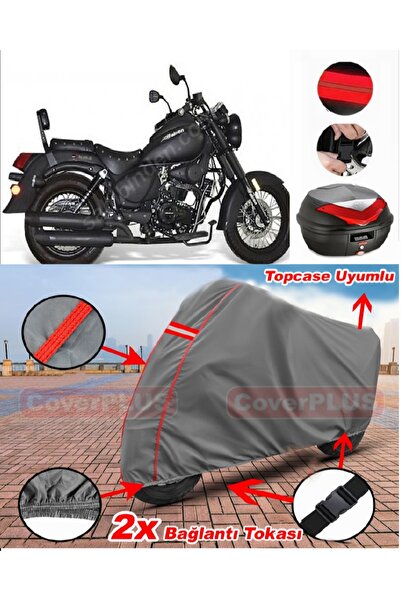 CoverPlus Falcon Freedom 250 حقيبة خلفية متوافقة مع قماش القنب للدراجات النار...