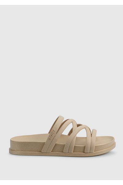 Twigy Beige Women's Beach Slippers