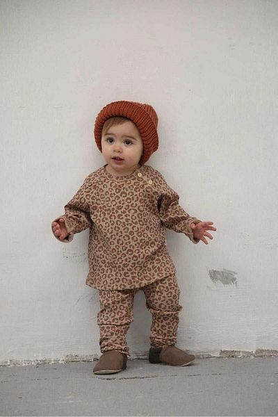 OhlalaKoala Leopard Patterned Bottom Top Set