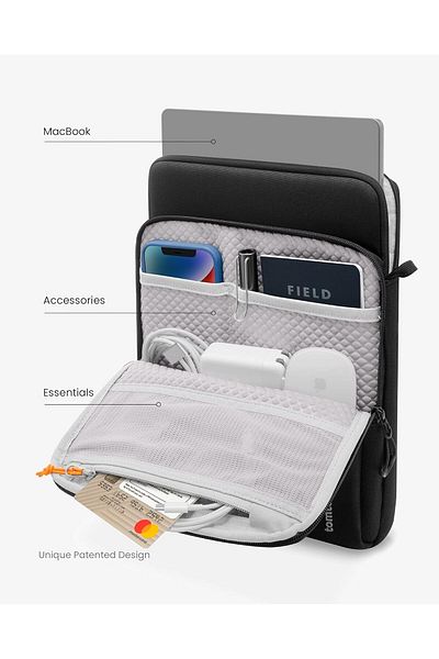 Tomtoc DefenderACE-H13 360 Protective Laptop Shoulder Bag Designed for 14-inch MacBook Pro Sleeve Case
