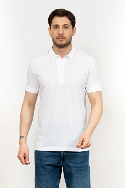 BOSS Erkek Polo Yaka T-Shirt Beyaz