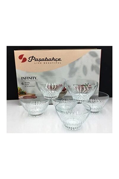 Paşabahçe 530256 وعاء زجاجي إنفينيتي 12 سم 6 قطع
